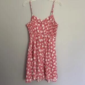 Old Navy XS Rayon Dress Floral Print Spaghetti Strap